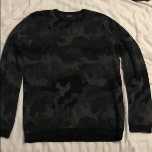 Zara men long sleeve camo shirt